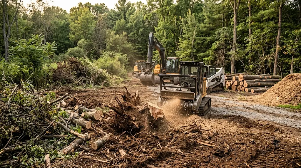lot and land clearing